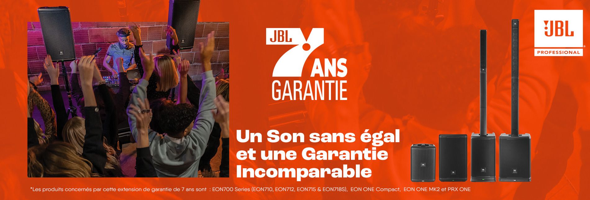 JBL GARANTIE 7 ANS